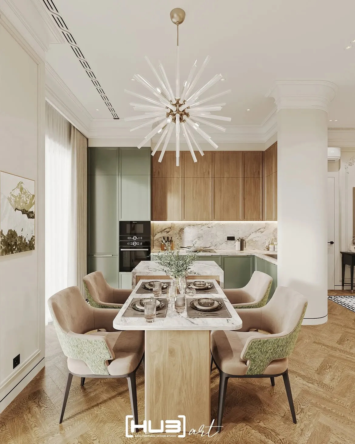 Knightsbridge Residence, i̇nteryer, 32.5 m²